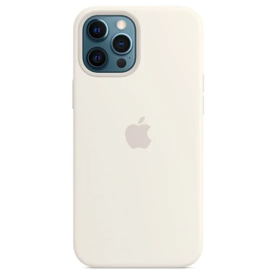 Case Iphone 12 Pro Max Magsafe Silicone Apple - White